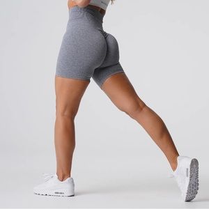 Nvgtn Grey Scrunch Seamless Shorts
